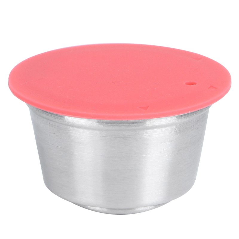 Stainless Steel Reusable Refillable Coffee Capsule Cup Fit for Dolce