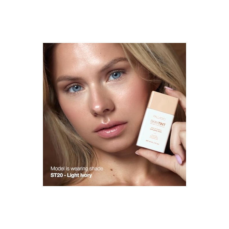 Palladio Skin Tint con Aloe, Niacinamida y Ácido Hialurónico -