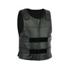 Men Bullet Proof style Leather Motorcycle Vest for bikers Tactical