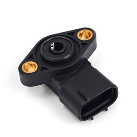 Jewkot 1 PC Automotive Engine Angle Sensor, 3 Pin Standard Original Durable Replacement Part 38800-HR3-A21, Highly Sensitive Angle Sensor, Compatible with Honda Foreman Pioneer Rancher Recon (Black)