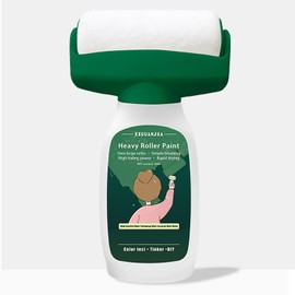 Large Roller Brush Wall Repair Tool,Wall Repair Kit,Wall Roller Paint BrushSuitable for Repairing The Wall with Latex Paint,Repair Graffiti, Stains, and Footprints on The Wall(1000g,White)