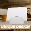 MAGICLULU Ceramic Napkin Holder with Golden Edging Stylish Tabletop Napkin