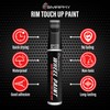 Wheel Scratch Repair Kit, Matte Black Rim Touch Up Paint,