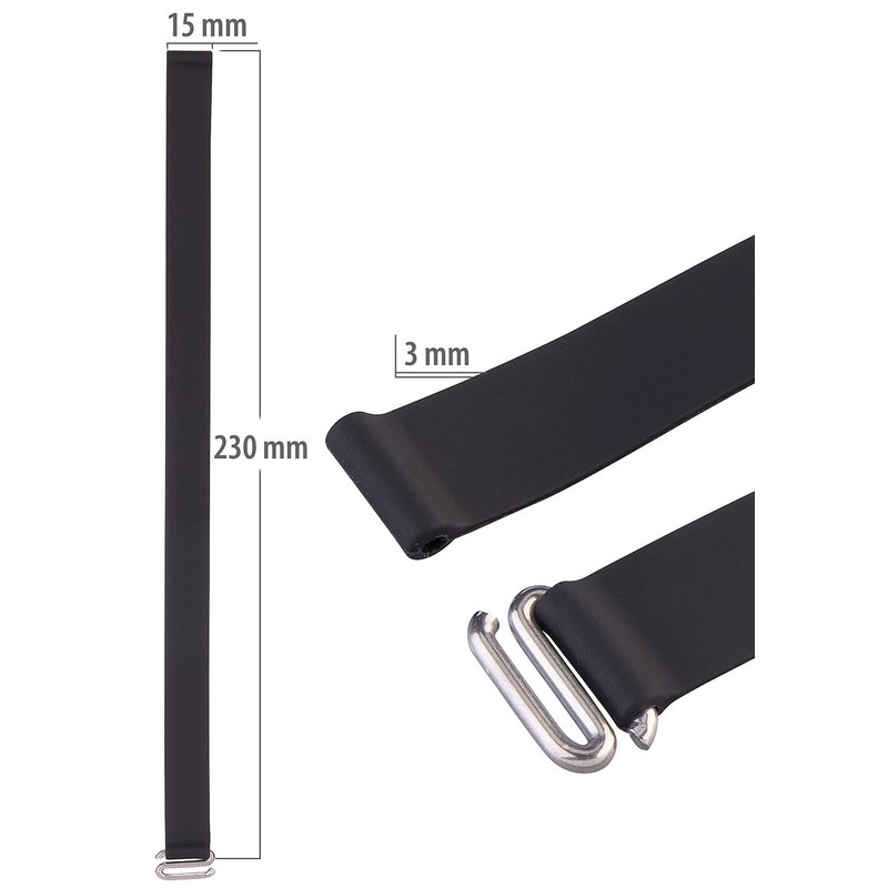 PEARL Universal-Finger-Handyhalterung aus Silikon, schwarz, 230 mm