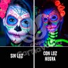 Grupo Carnavallia Kit 6 Crayones Neón Fluorescent Maquillaje Glow Luz