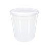 Poly Farm 2.5 Gallon Semi-transparent Ice Cream Tub with Lid