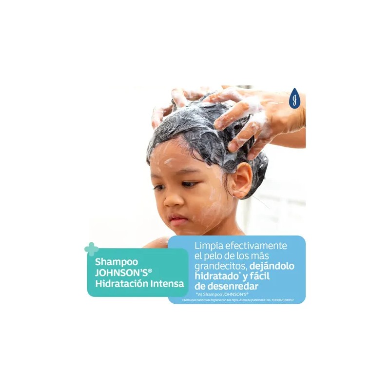 Shampoo Infantil Johnson's Hidratación Intensa 400 ml