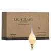 LightLady Studio Silicone Light Bulbs for Candle Lamps, 7 Watts,