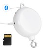 HLEEDUO Bluetooth Mobile for Crib, Mobile Rotary Music Box Spinner