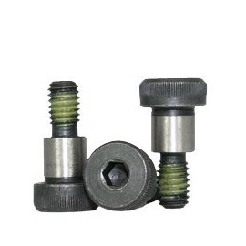 Shoulder Bolt - Shoulder Screws - Nylon Patch - Alloy Steel - Thread: 5/16"-18 - Shoulder Diameter: 3/8" - Shoulder Length: 2-3/4" - Thermal Black Oxide Finish - Nylon Patch (Quantity: 25)-Socket Head