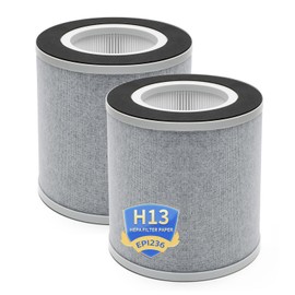 EPI236 Replacement Filter Compatible with Elechomes EPI236 Air Purifiers,H13 HEPA Activated Carbon 3-Stage Filtration,2 Pack