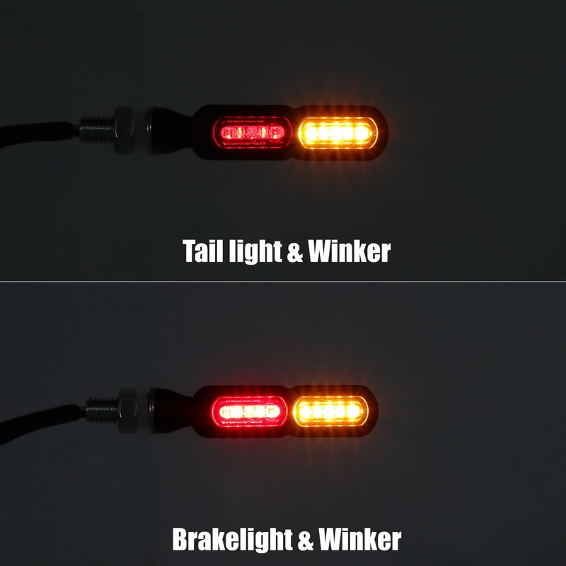 Micro Mini Turn Signal Rear LED Light with Tail Light