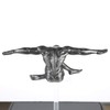 Casablanca Cliff Figure - Poly - Antique Silver Width 33