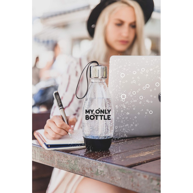 SodaStream My Only Botte Plastic Bottle, 0.5 L, Dishwasher Safe,