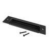 JUBEST 8" Recessed Door Pull Pocket Door Handles, Matte Black