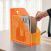 Acrylic Magazine Rack Desk File Holder Organizer for Office Desktop