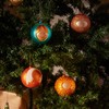 Alessi Asinello Weihnachtsbaumkugel aus mundgeblasenem Glas, Handdekoriert, 1er Pack, 9,0