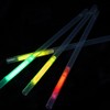 50Pcs 2 in 1 Glowing Straws Sticks Glowing in the