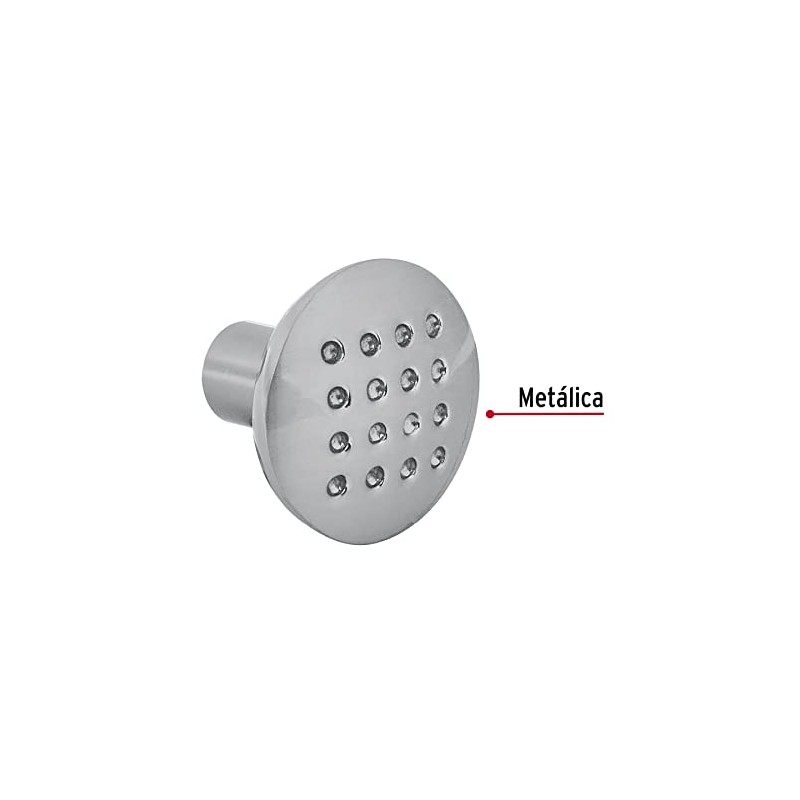 Hermex PER-011, Perilla estilo Contempo, niquel satinado