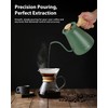 Harriet Gooseneck Electric Kettle - 1200W Fast Heat, 0.8L Stainless