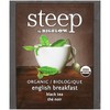 steep by Bigelow Organic English Breakfast Tea, 20 Count (Pack