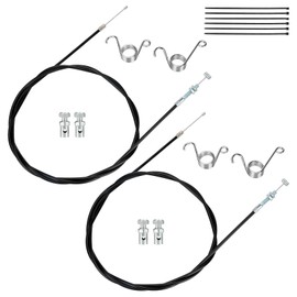HIAORS 75" Universal Straight Go Kart Throttle Cable Compatible with 90cc 110cc 125cc Kandi GKA Yerf Dog Go Cart Gas Scooter Mini Bike Dirt Bike Buggy Lawn Mower Heavy Duty Accessories Parts (2 PCS)