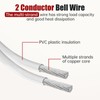 PROSOCOOL 2-Conductor Garage Door Opener Bell Wire, 24/2 AWG, 100