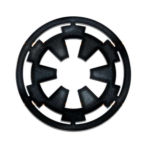 Bargain Max Decals Galactic Inspired Empire Symbol Black Window Laptop