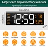 LEIKE 16" Large Digital Wall Clock Timer,Remote Control,2 Alarms, LED
