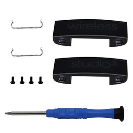 Replacement Headband Metal Folding Hinge Clip Cover Pin Repair Parts Set Compatible with Studio 3 Studio 3.0 Wireless Over-Ear Headphones,Great Fit and Durable(Black)