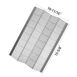 BBQ-PLUS Stainless Steel Heat Plate Replacement Kit for Calise OK2000, OK2000E, OK3000,OK3000E, OK4000, Lucullan MR3000, MR4000 Outdoor Kitchen Concepts Gas Grill Models (3 Pack)