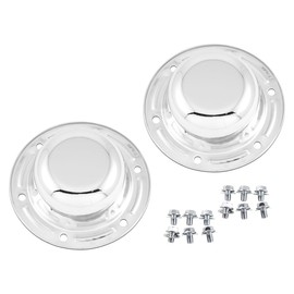 TRISTAR'S [Isuzu Giga Five Star Giga] Plated Front Hub Cap, Center Cap, Left and Right Set