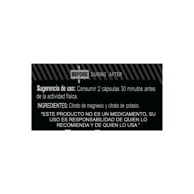 Nutrition Citrato Magnesio Potasio Caps Sabor