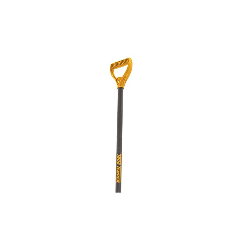 True Temper 1641200 Aluminum Snow Shovel with Ergonomic D-Grip Steel
