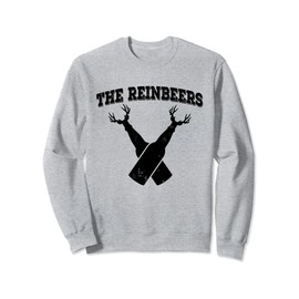 The Reinbeers Funny Reindeer Beer Christmas Drinking Xmas Sweatshirt