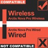 Nova Pro Wireless Replacement Ear Pads - Compatible with Steelseries