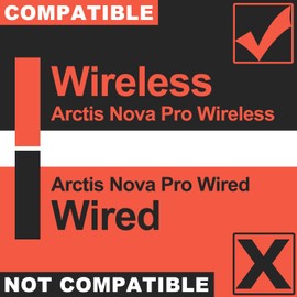 Nova Pro Wireless Replacement Ear Pads - Compatible with Steelseries Arctis Nova Pro Wireless by LTYIVABHTTW I Improved Durability & Sound (Hybrid Cooling Gel Mesh)