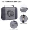 Faithful Hers Bible Cover Case for Women, Bible Case Set