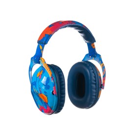 Noise Cancelling Headphones for Kids,NRR 25dB Hearing Ear Protection,Headphone for Autistic Kids,Adjustable Autism Sensory Kids Ear Muffs for Concert,Firework,Airplane,Sound Proof(Blue Paint)