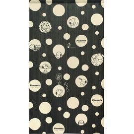 Noren Workshop 93874 Snoopy Peanuts SNOOPY Series Print Half Noren, Width 33.5 x Length 59.1 inches (85 x 150 cm), Monoton Dot