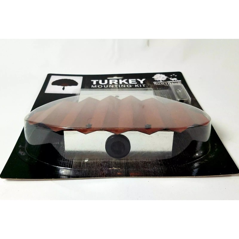 Walnut Hollow Turkey Fan and Beard Mounting Kit (Rustic Red)