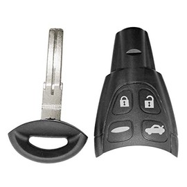 for Saab 2003-2009 9-3 9.3 2003-2007 9-5 9.5 Remote Car Key Fob 433 MHz FCCID: LTQSAAM433TX ;by AUTO KEY MAX (Single)