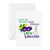 CafePress New Orleans Greeting Cards Greeting Card (20-pack), Note Card