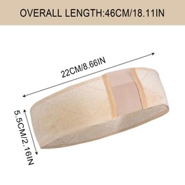 EUPSIIU Pack of 2 Elastic Wig Grip Wig Grip Headband, Seamless Headband for Wigs, Adjustable Wig Band, Wigs Accessories, No Slip Headband for Wig Sports Yoga (Nude)