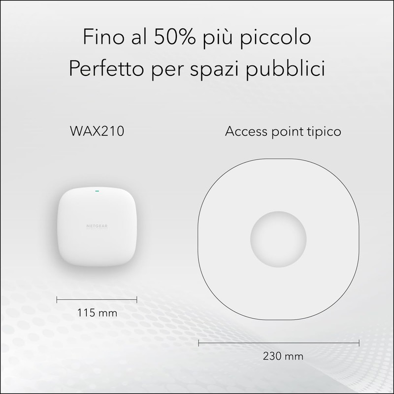 NETGEAR WiFi 6 Access Point (WAX210) - Dual Band PoE