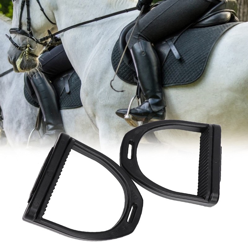 xuuyuu.. Riding Stirrups Abrasion Resistant Horse Stirrups Anti-Slip 2pcs Comfortable