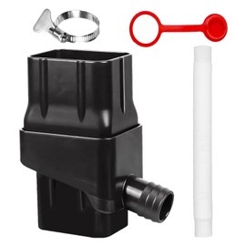 Rain Diverter - Rain Barrel Diverter Kit,Eco-Friendly Complete Filtration Valve Kit, Adjustable Diverter for 2 X 3inch Standard Downspouts