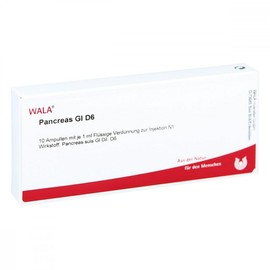 Pancreas GL D 6 Ampoules 10 x 1 ml