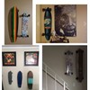 2-Pack Upgrade Skateboard Wall-Mounted Skateboard Hook Hook Skateboard Storage Display