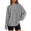 Trendy Queen Womens Oversized Long Sleeve T Shirts 2025 Basic
